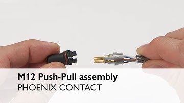 How to assemble a shielded M12 crimp field-wired connector