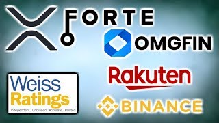 Ripple XRP Settlement Currency in Forte Gaming - Weiss Crypto Ratings - Rakuten Wallet - Binance