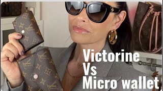 Louis Vuitton Victorine Wallet vs Micro Wallet / lvlovermj 