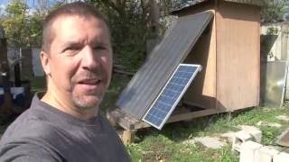 Off grid solar food dehydrator