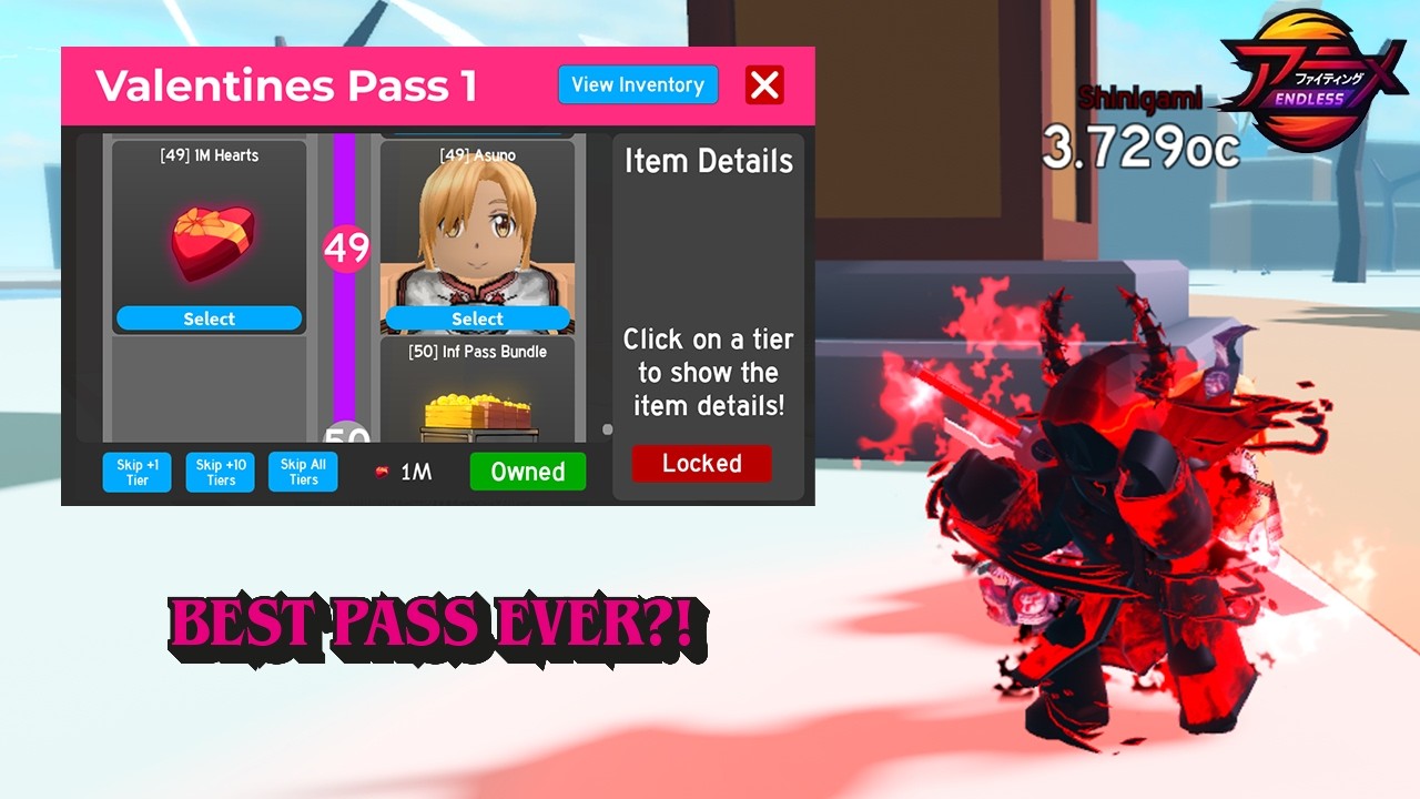 Я этого не ожидал от пропуска ко Дню святого Валентина | Аниме-файтинг-симулятор: Бесконечный