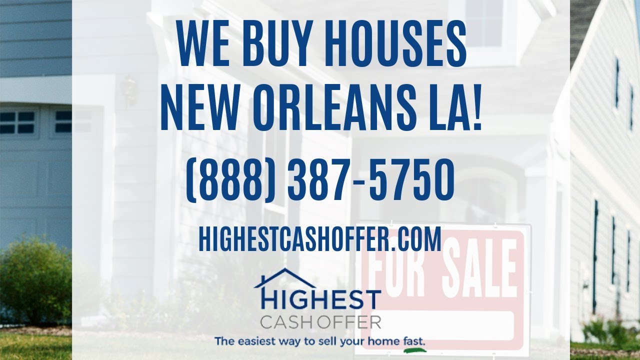 We Buy Houses New Orleans LA - Sell My House Fast