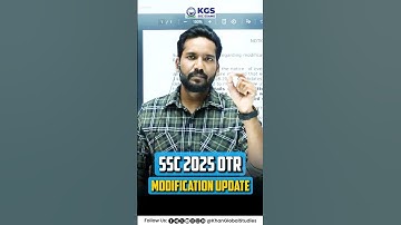 OTR Correction Window Open – SSC 2025 Update! #otrcorrectionupdate #onetimeregistration #otr #kgsssc