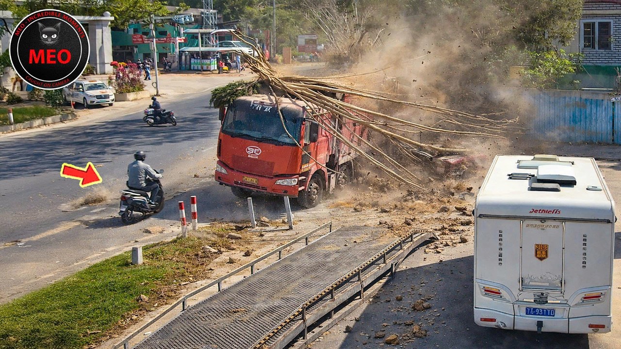 Real-Life Shocking Moments Caught on CCTV | Incredible Moments Filmed Before Disaster!
