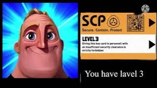 SCP containment breach keycard meme