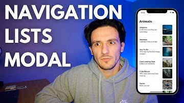 SwiftUI Tutorial: Navigation, List, Modal, Stacks