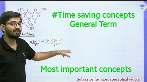General Term shortcut ||Sequence and Series #nvstyle #jeemain #bounceback