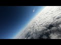 over the clouds view of Mount elbrus