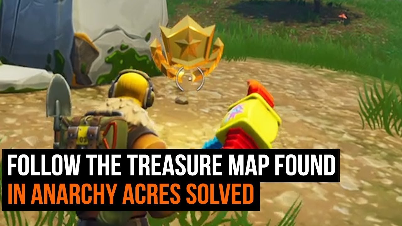 Fortnite Battle Royale: Follow the treasure map found in ... - 1280 x 720 jpeg 118kB