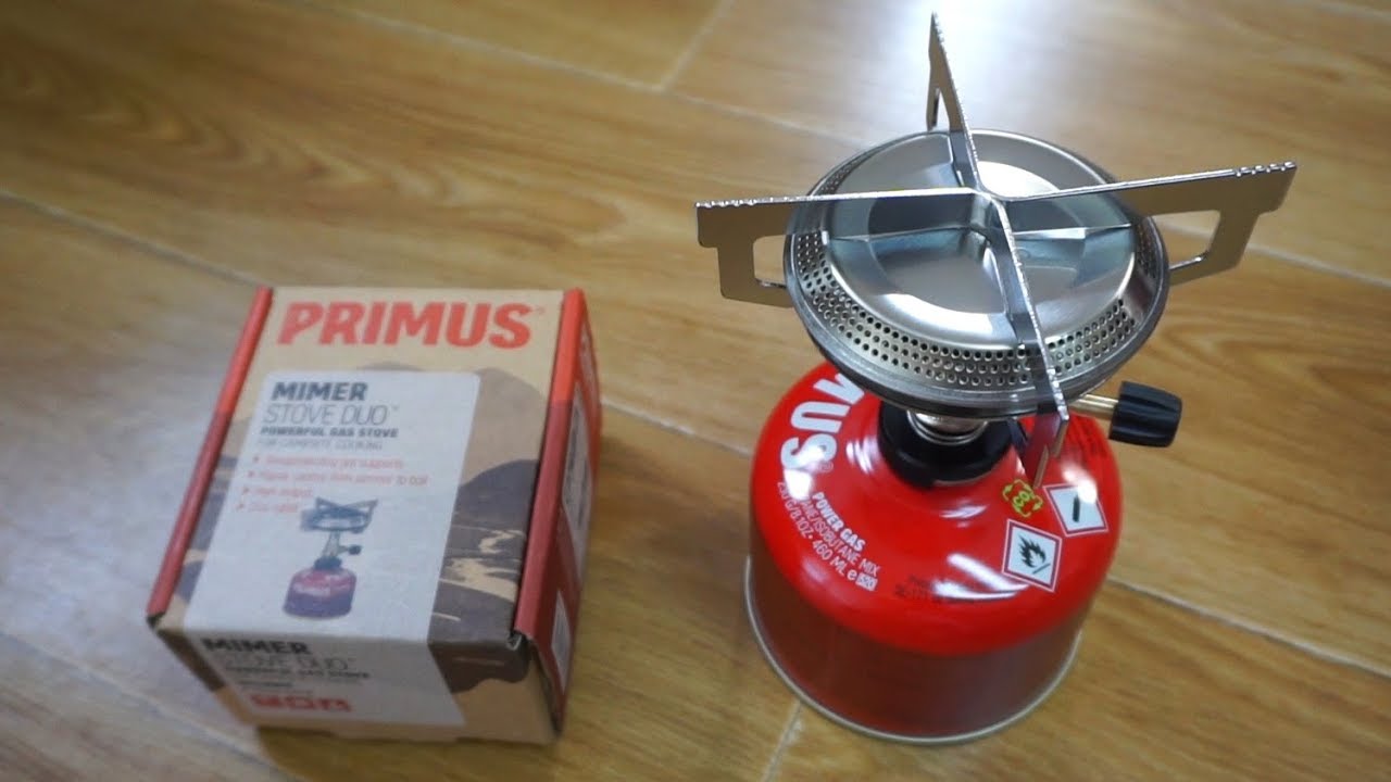 Meenemen Antarctica spiegel Primus Mimer Stove Duo - Gas stove for campsite cooking (Unboxing,  Installation, Test) - YouTube