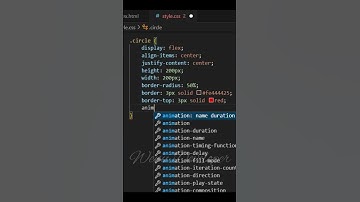 | Circle Animation using HTML and CSS | Wenu Developer || #short31 #html #css #developer #circle