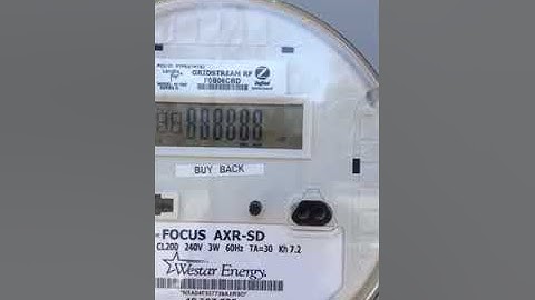 Electric meter explained for net meter