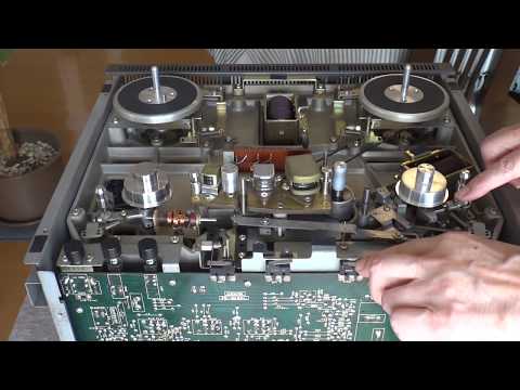 DENON オープンリールデッキ DH-610S 4台目修理しました - YouTube