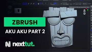 Zbrush Tutorial | Sculpting Aku Aku Part 2