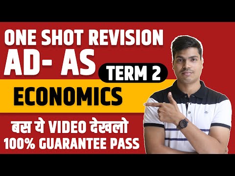 Determination of income & Employment | AD- AS One Shot Revision | 12 Marks in 1 Video. 12 Eco Term 2
