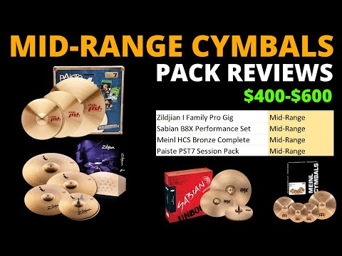 BEST MID-RANGE CYMBALS FOR YOUR MONEY IN 2025! ($400-$600) - YouTube
