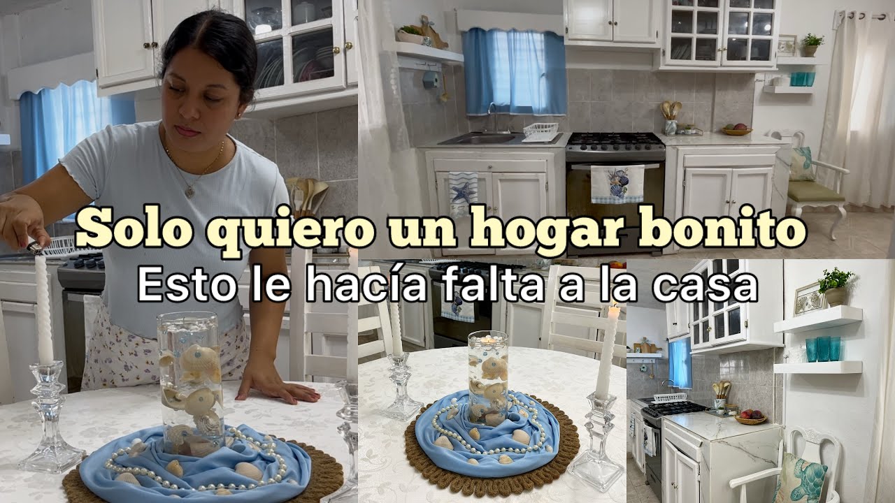 Un hogar bonito y en armonía🏡||Estaba un poco desanimada🥺||Casa de playa🐚