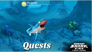 Hungry Shark World - Thresher Shark Eat 25 Turtles Quest screenshot 4