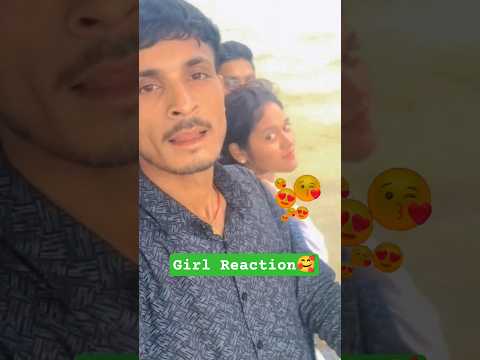 Girl Reaction 🥰 #love #shorts #lovestatus #shortvideo #status @Deepakbhaimr
