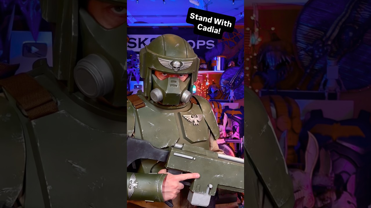 40K Cadian Cosplay Test Fit #warhammer40k #cosplay #costume