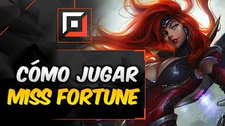 1vs9... ¿PUEDO CARRILEAR?  PARTIDA DIDÁCTICA de MISS FORTUNE ADC S11 | CÓMO JUGAR MF ADC S11