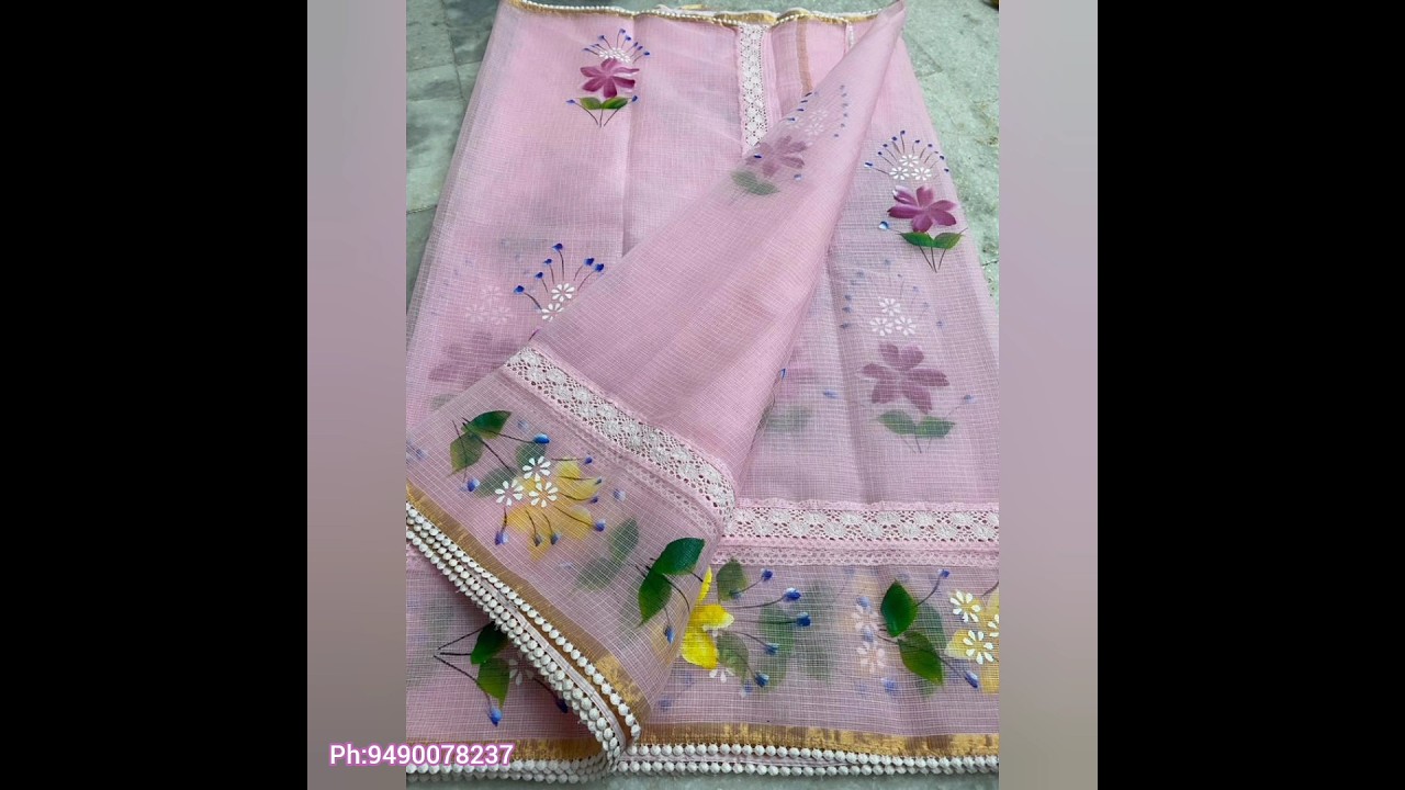 Cotton readymade short umbrella kurti pale yellow with allover prints & crocia lace work neck pattern and without pant