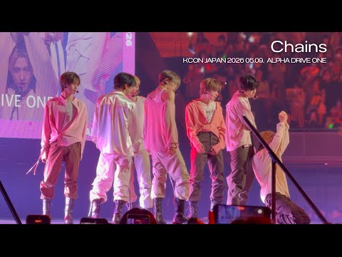 KCON JAPAN 2026】Chains【ALPHA DRIVE ONE】fancam・4K - YouTube