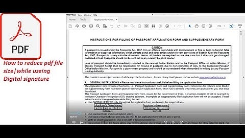 How to reduce PDF size while use DSC