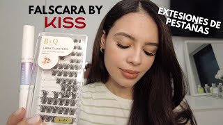 Extensiones de pestañas postizas desde casa | Kiss falscara ✨