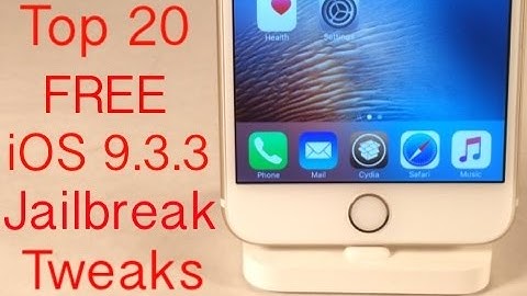 Top 20 Free iOS 9.3.3 Cydia Tweaks