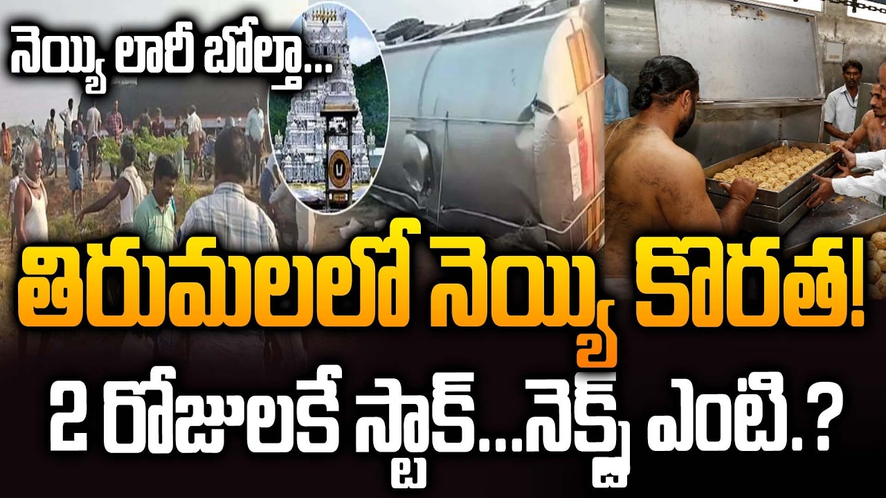 TTD EO vs Bhumana |Tirumala Ghee Shortage | Ghee Tanker Accident Sparks Controversy| Sravanees Media