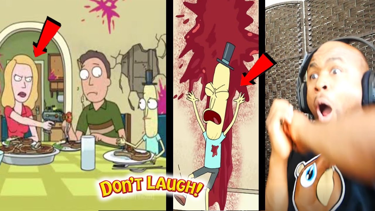 reactstrap dropdown Try Not To Laugh Challenge Rick And Morty #5 - All Ending Scenes