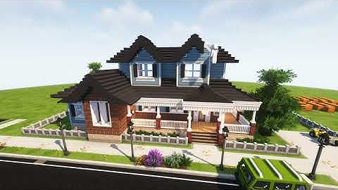 Chisels and Bits Modded Minecraft Town Build Part 1