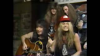 Skid Row &amp; Ace Frehley - Cold Gin Acoustic On MTV 1989.06.10 (Headbangers Ball Full HD Remastered)