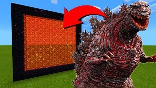 How To Make A Portal To The Godzilla Dimension in Minecraft!