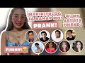 SINO SAKANILA ANG MAGPAPATULOG SAKIN SA BAHAY NILA | PRANK CALLING MY ARTISTA FRIENDS | JELAI ANDRES