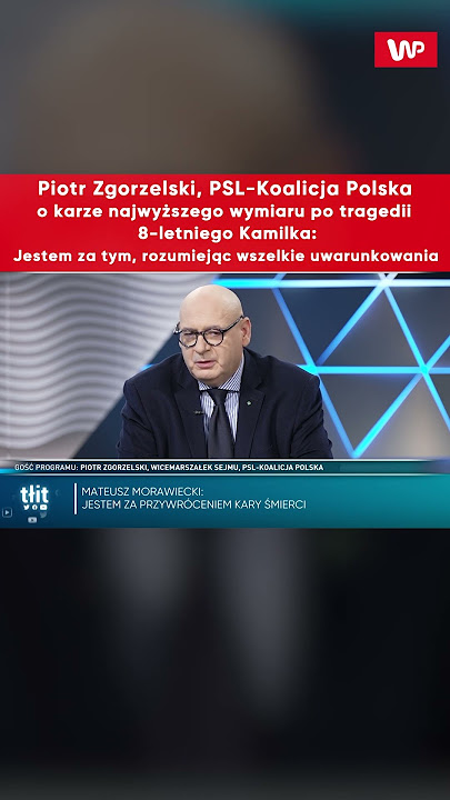 Wicemarszałek Zgorzelski poparł karę śmierci: Jestem tradycjonalistą #shorts