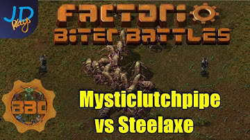 Factorio PvP Biter Battles ⚙️ BBChampions ⚙️ Mysticlutchpipe vs Steelaxe