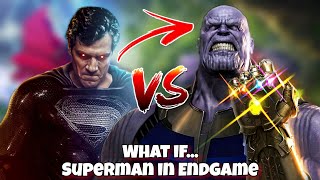 What if Superman in Endgame... | Thanos Vs Superman | in Hindi | #thekomix