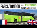 Paris to london by bus for 30 with flixbus  po ferries