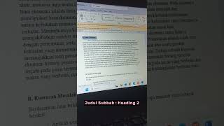 Tutorial Membuat Table Of Content