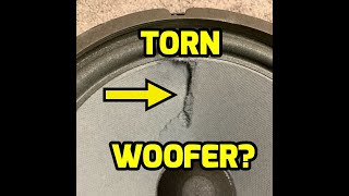 Paper Cone Speaker Repair- You Can Fix It!!!