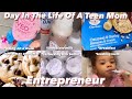 DAY IN THE LIFE OF A TEEN MOM ENTREPRENEUR💰| 16 & PREGNANT👩‍👧💛