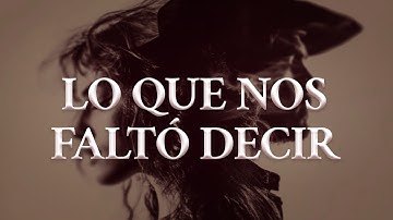 Jesse & Joy - LO QUE NOS FALTÓ DECIR (Letra oficial / Official lyrics)