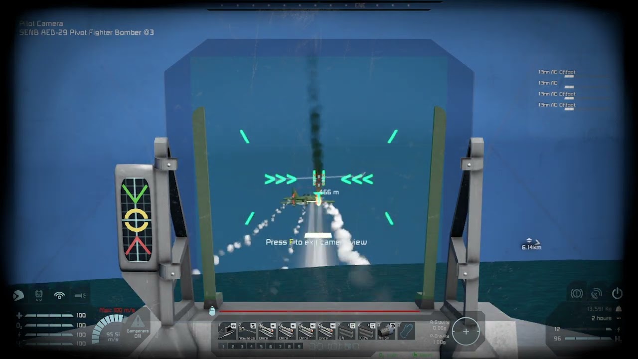 Space Engineers | Testing my "rotary" 13mm gun setup