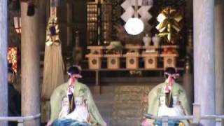 諏訪大社 祈年祭「浦安の舞」