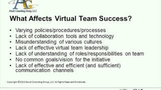 Best Practices for Managing the Virtual Project Team