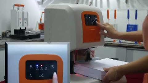 How to Use RAYSON CD--490 Financial Binding Machine