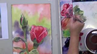 watercolor wet paint