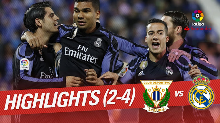 Highlights CD Leganés vs Real Madrid (2-4)